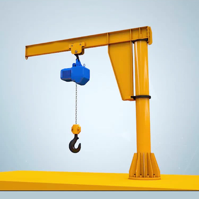 A3 Grúa Jib montada en el piso Grado 360 Taller general Uso 5 toneladas