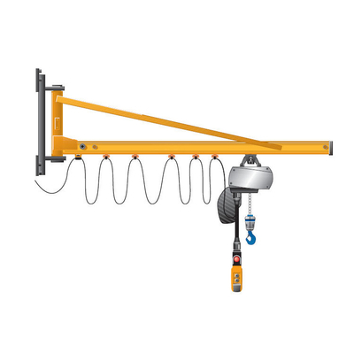 180 grados ampliamente utilizado que giran a Jib Crane With Remote Control