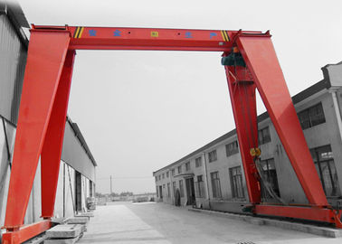 Sola viga grande 10 Ton Gantry Crane Wire Rope teledirigido para la fábrica industrial