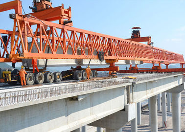 grúa de la erección de Crane Construction Site Use Bridge del lanzador del haz de la viga 500T