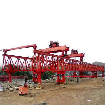 Lanzador ferroviario de alta velocidad Crane Bridge Girder Erection Machine los 50M