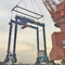 Modelo doble 35 Ton Ship Yard de la grúa RTG del puerto del envase del haz los 35m