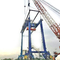 Modelo doble 35 Ton Ship Yard de la grúa RTG del puerto del envase del haz los 35m