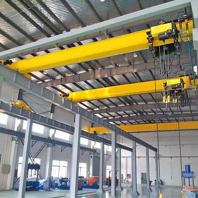 Fase de arriba los 30m del EOT Crane Single Girder 3 del tejado de la certificación de la ISO que viaja