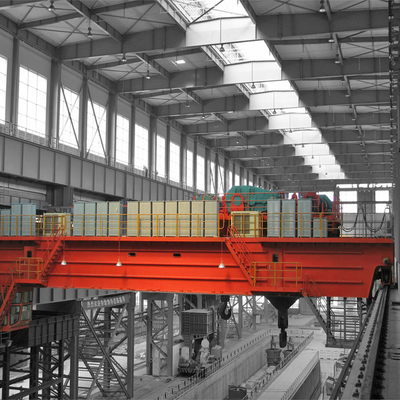 Velocidad doble de arriba los 31m de Crane Electric Trolley 25ton del puente del haz dual