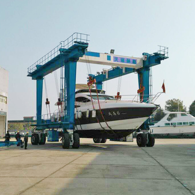 Granas de elevación de viajes de todas las toneladas personalizadas 30m Para el mantenimiento de barcos y yates 380V