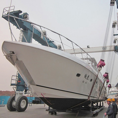 Granas de elevación de viajes de todas las toneladas personalizadas 30m Para el mantenimiento de barcos y yates 380V