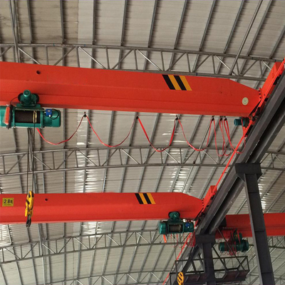 Grúa de puente de arriba modificada para requisitos particulares con control de velocidad y el alzamiento eléctrico