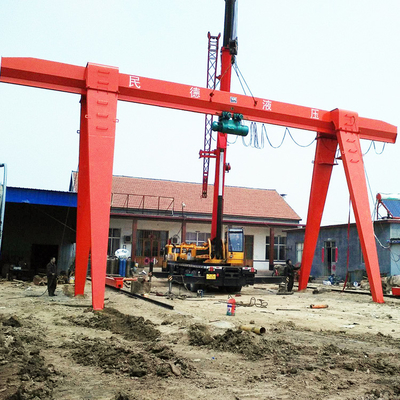 Solo pórtico Crane With Robust Steel Construction de la viga y movimiento liso