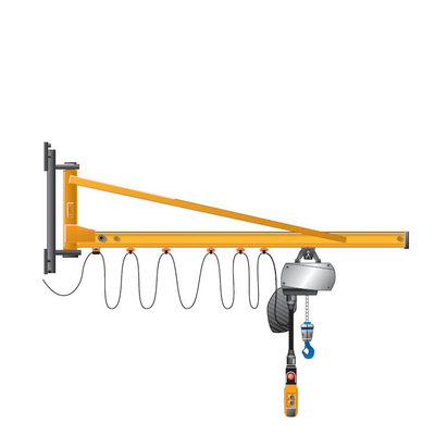 180 grados ampliamente utilizado que giran a Jib Crane With Remote Control