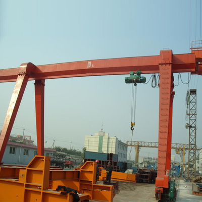 Momento de elevación de servicio pesado de grúa de pórtico de 10 toneladas para uso industrial