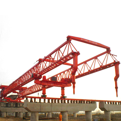 Tipo de truss puente de vigas lanzador grúa de alto rendimiento de acero en caliente