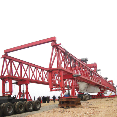Puente de carreteras lanzador de vigas grúa equipo de elevación pesada máquina de 3 fases