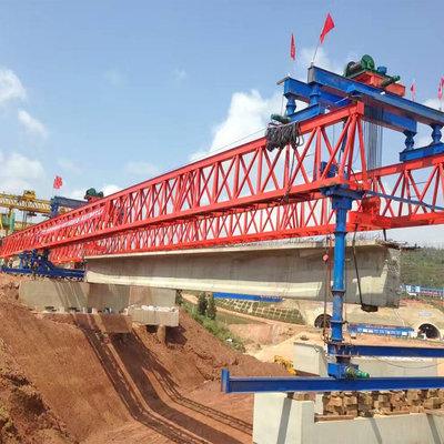 Puente de carreteras lanzador de vigas grúa equipo de elevación pesada máquina de 3 fases