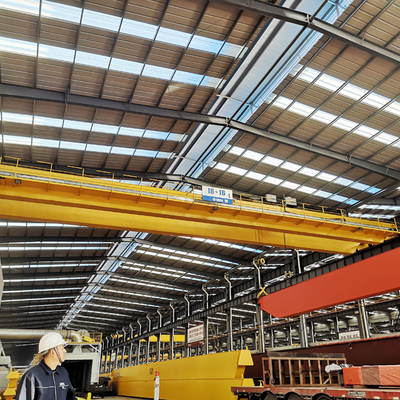 Buena grúa eléctrica estándar de doble viga para la venta